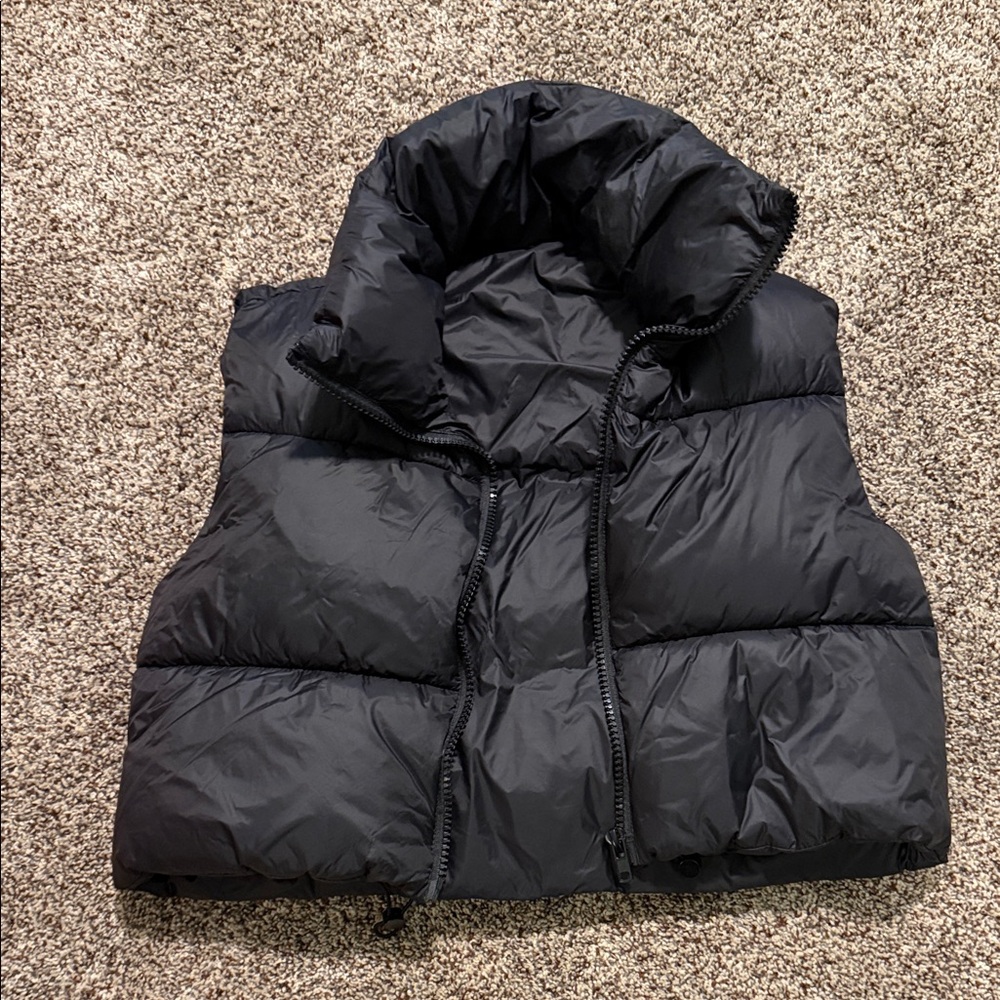 Black Puffer Vest